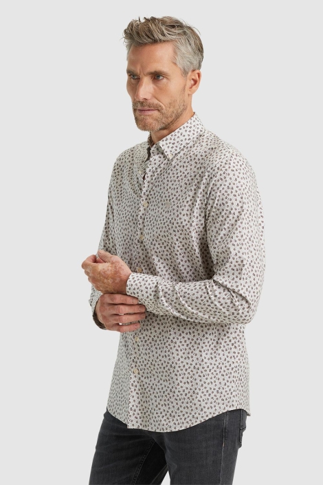 Vanguard long sleeve shirt print on poplin